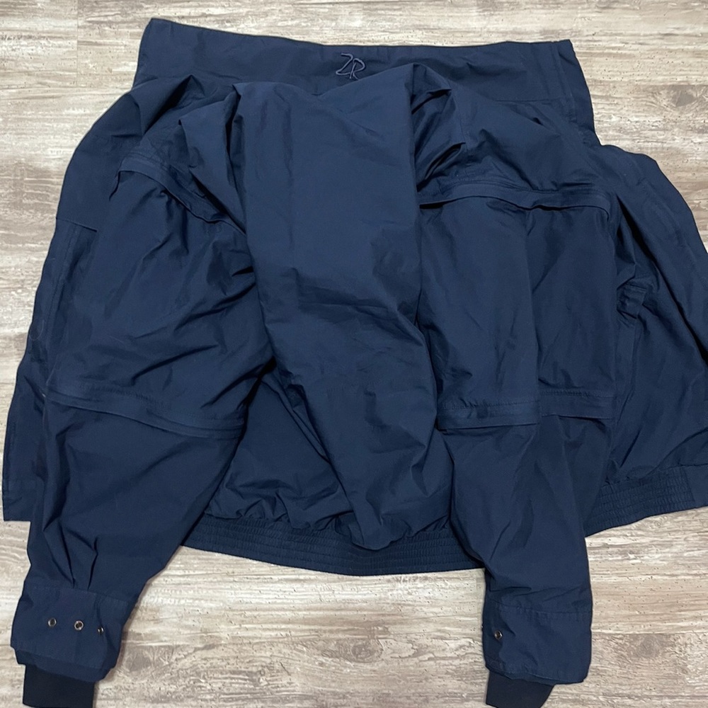 blue goretex golf jacket size medium